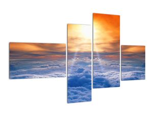 Moderne slike - sunce iznad oblaka