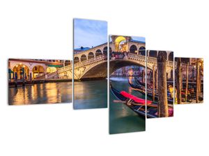 Slika na zidu - most u Veneciji